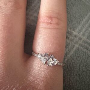 Charmed aroma sterling silver heart ring